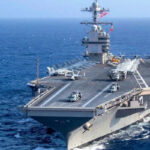 دعائیں قبول! امریکی طیارہ بردار جہاز جیرالڈ میں آتشزدگی، فوجیوں کی حالت تشویش ناک