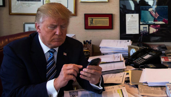 ٹرمپ کل رات سو نہیں سکے اور ساری رات سوشل میڈیا پوسٹس شیئر کرتے رہے،کونسی پوسٹس شیئر کرتے رہے، تفصیلات منظرعام پر آگئیں