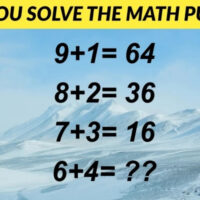 ریاضی کے اس دلچسپ معمے کو حل کرسکتے ہیں؟