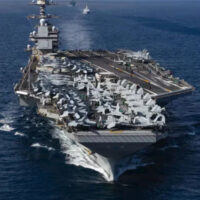 امریکی بحری بیڑے جیرلڈ فورڈ کو مشرقِ وسطیٰ سے نکالنے کا فیصلہ