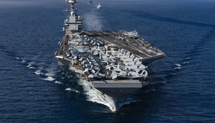 امریکی بحری بیڑے جیرلڈ فورڈ کو مشرقِ وسطیٰ سے نکالنے کا فیصلہ