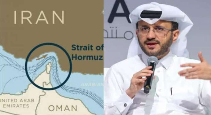 خاموشی ٹوٹ گئی! ایران کیخلاف آواز بلند!آبنائے ہرمز پر کسی ایک ملک کی اجارہ داری نہیں،قطری وزارت خارجہ کامطالبہ