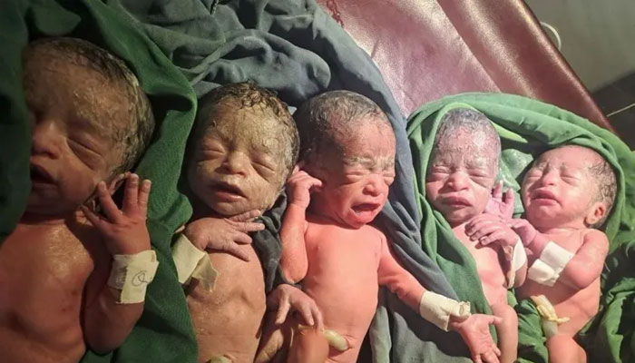 ایتھوپیا: 12 سال بعد خاتون کے ہاں بیک وقت 5 بچوں کی پیدائش
