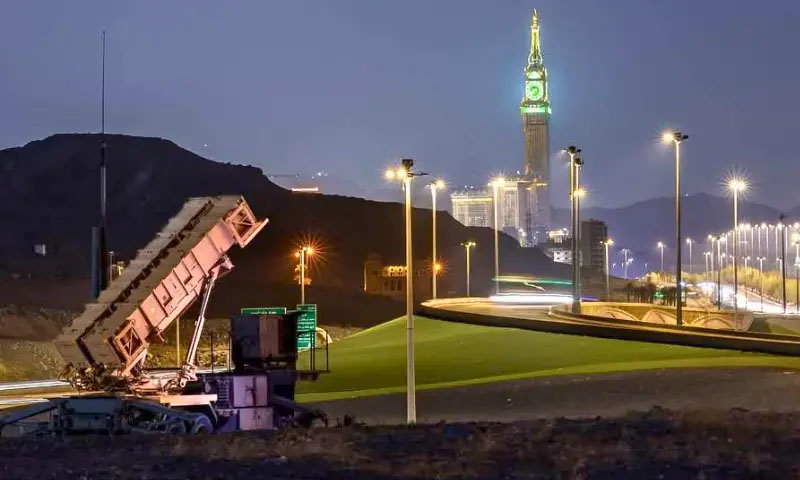 عازمین حج کی حفاظت کے لیے میزائل سسٹم اور مختلف فضائی دفاعی نظام نصب