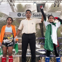 پاکستان زندہ باد، عائشہ بلوچ نے ایشین گیمز 2026 کے فائنل میں بھارتی ریسلرکو دھول چٹا دی