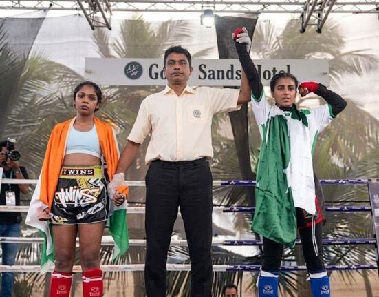 پاکستان زندہ باد، عائشہ بلوچ نے ایشین گیمز 2026 کے فائنل میں بھارتی ریسلرکو دھول چٹا دی