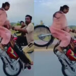 کیا یہ بہادری تھی یا پاگل پن؟ لڑکی کے ساتھ خطرناک ون ویلنگ ، اچانک بڑی خبر سامنے آگئی