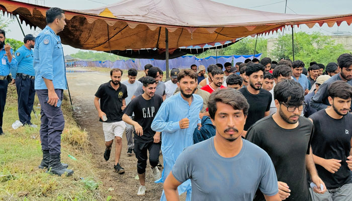 اسلام آباد پولیس میں بھرتی کیلئے آنے والا امیدوار جان کی بازی ہار گیا
