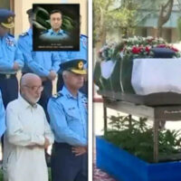 شہید گروپ کیپٹن عاصم طارق کی نماز جنازہ ادا، سربراہ پاک فضائیہ کی شرکت