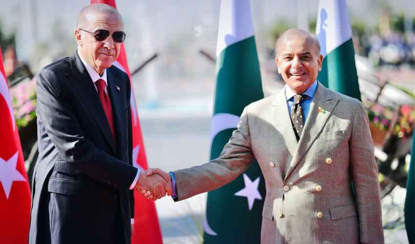 ایک دوسرے کےساتھ کھڑے رہیں گے‘ طیب ایردوان کا شہبازشریف کے ہمراہ پریس کانفرنس میں اعلان