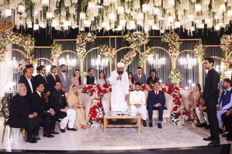 ابراہیم فیصل ملک کی شادی خانہ آبادی اور دعوتِ ولیمہ کی تقریبات، ممتاز شخصیات کی شرکت